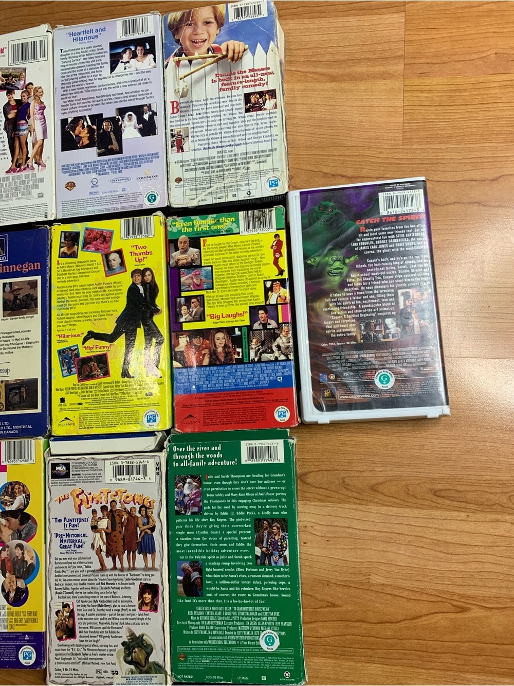 Lot of 11 Vintage VHS Movies: Classic Comedy, Family & Holiday Films - Picture 5 of 6